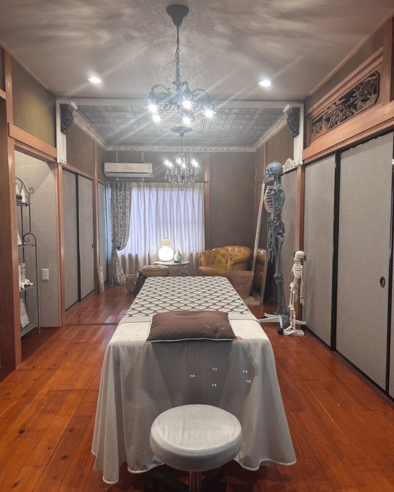 美容整骨LOTUSさん 完全個室の施術ルーム