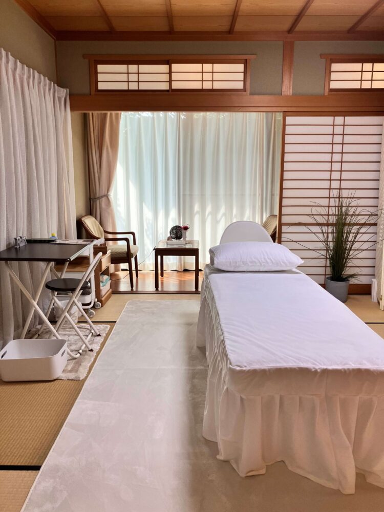 名古屋市守山区 プライベートサロン 鍼灸HEROさんの施術室